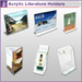 Acrylic Literature Holders