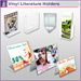 Vinyl Literature Holders